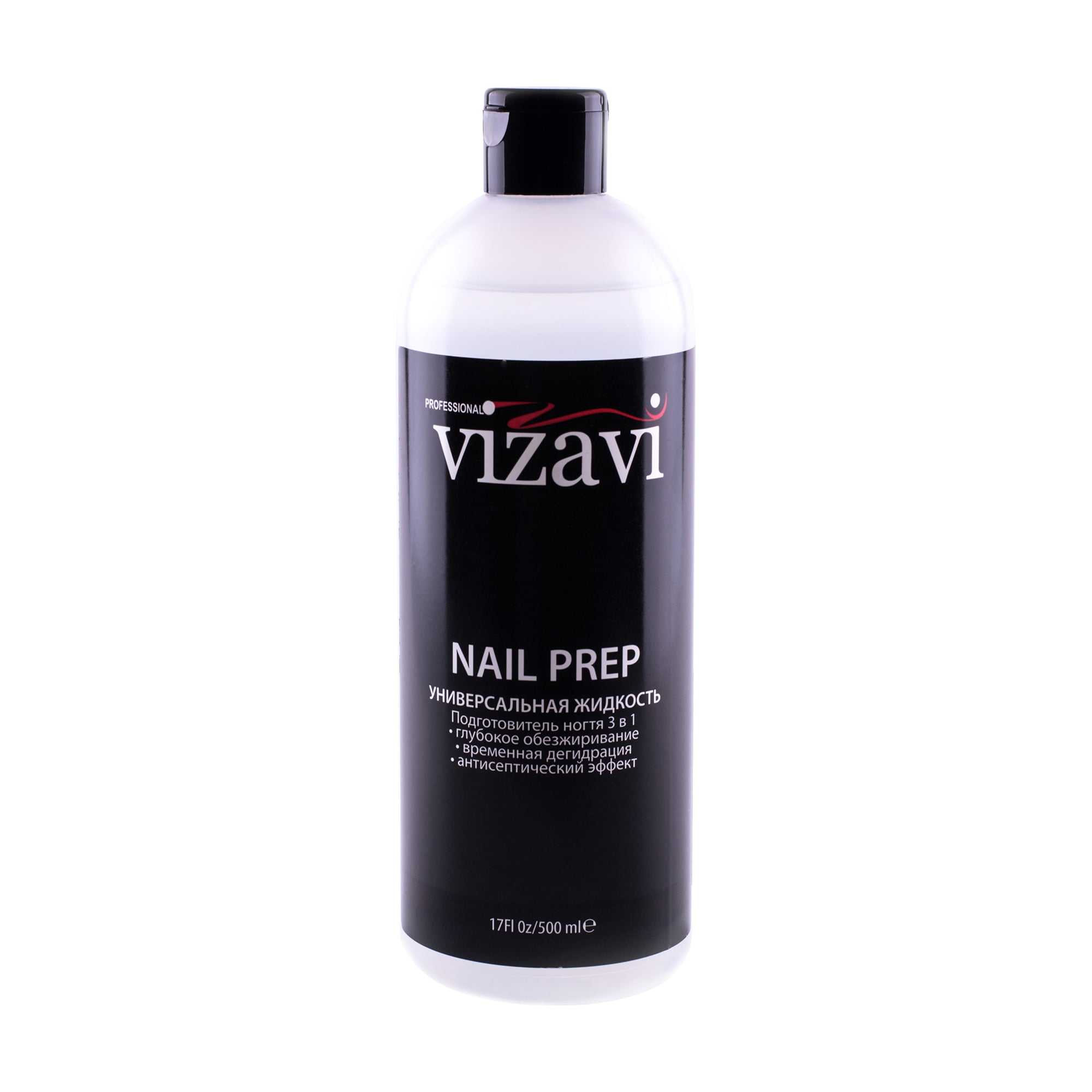 Універсальна рідина Vizavi Professional Nail Prep 3 в 1, 500 мл